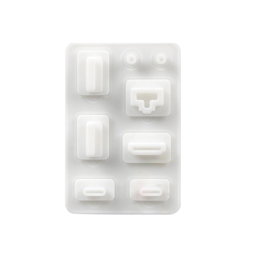 Host Base Dust Plug Silicone Dustproof Protective Cover Game Console Spare Accessories Part for h/Switch OLED