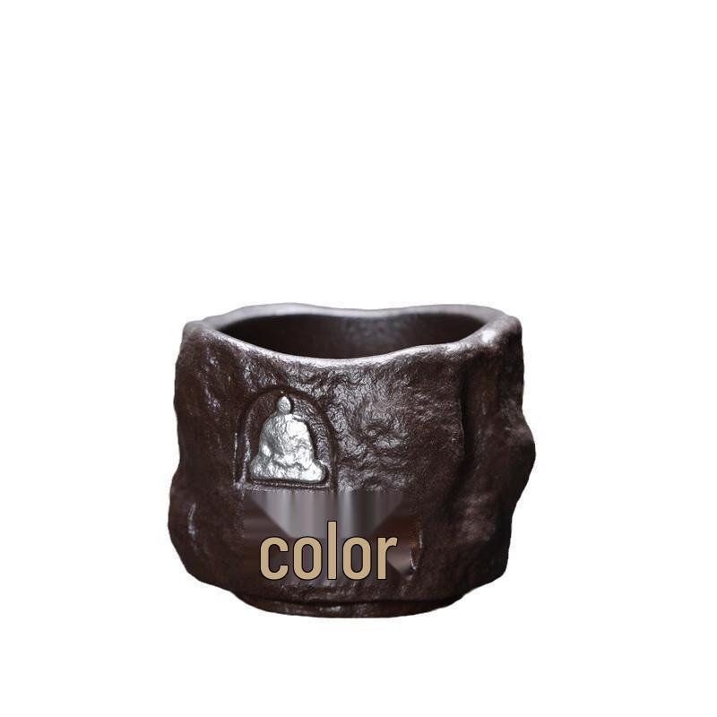 Jimo Retro Gilded Dunhuang Ceramic Master Cup