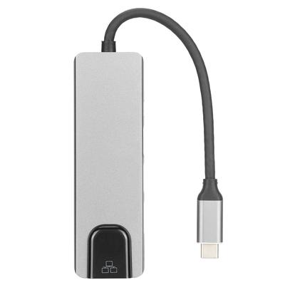 5-in-1 Typ-C Dockingstation mit 2 USB HD Multimedia Interface RJ45 Typ-C Port