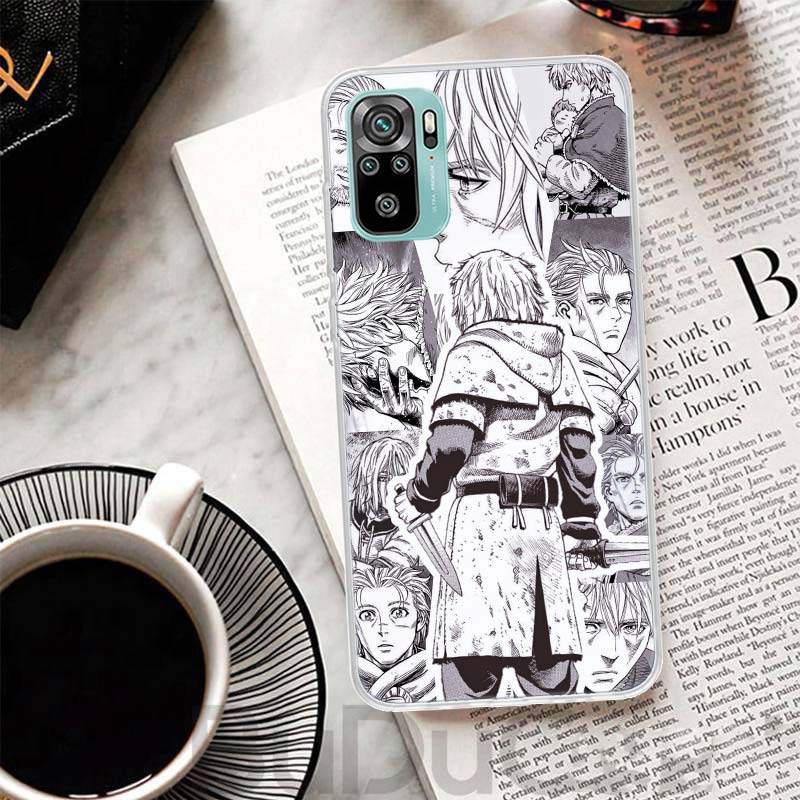 

Vinland Saga Cover For Xiaomi Redmi Note 14 13 12S 12 11 Pro Plus Phone Case 11S 10S 10 11E 11T 14Pro 13Pro Print Coque Note 13 Note 14 Pro Plus