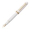 Used Platinum Fountain Pen #3776 Century Chenonceau White, Extra Broad Nib, PNB-15000#2-5 [Chenonceau White] [Body Size: 139.5x15.4mm / Extra Broad /