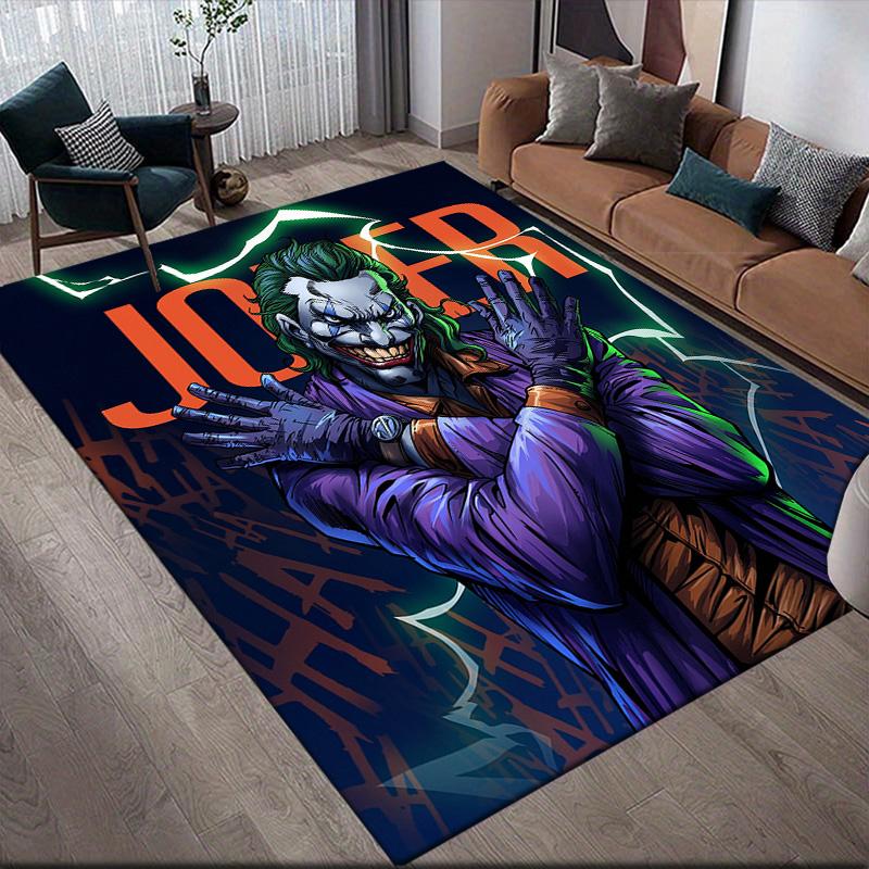 

Text Clown Anti-Slip Floor Mat, Rectangular Carpet for Living Room & Game Area 60x90cm