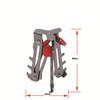 Stainless Steel Folding Gas Can Stand - Outdoor Stabilizer & Camping Accessory