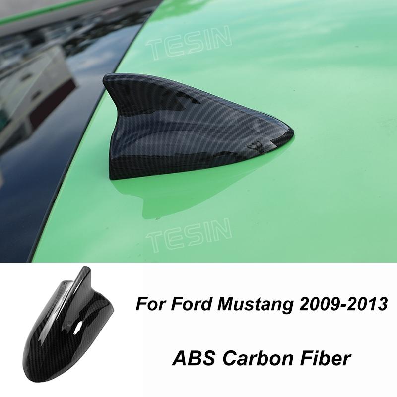 TESIN Autocolante de acoperire pentru decorațiuni interioare din fibră de carbon pentru Ford Mustang 2009 2010 2011 2012 2013 2014 Exterior