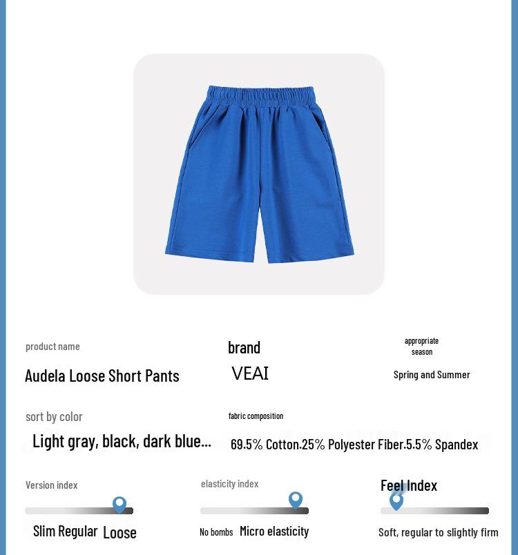 Girls' High-Waisted Summer Shorts - Breathable, Casual, Printed, Loose Mid-Length Pants