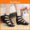 Elegant Summer New Retro Roman Shoes With Rivets For The Modern Fashion-forward Woman