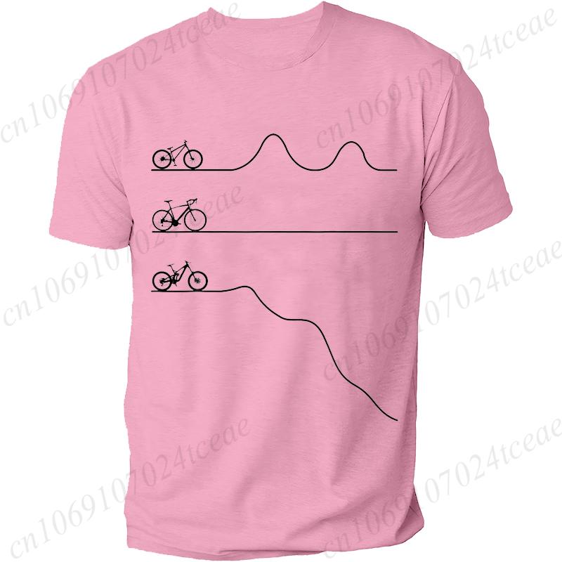 Funny Mountain Bike Road Downhill Graphic T Shirts Women Men New Short Sleeve Bicycle Cycling Biking Gift Harajuku T-shirt Tops