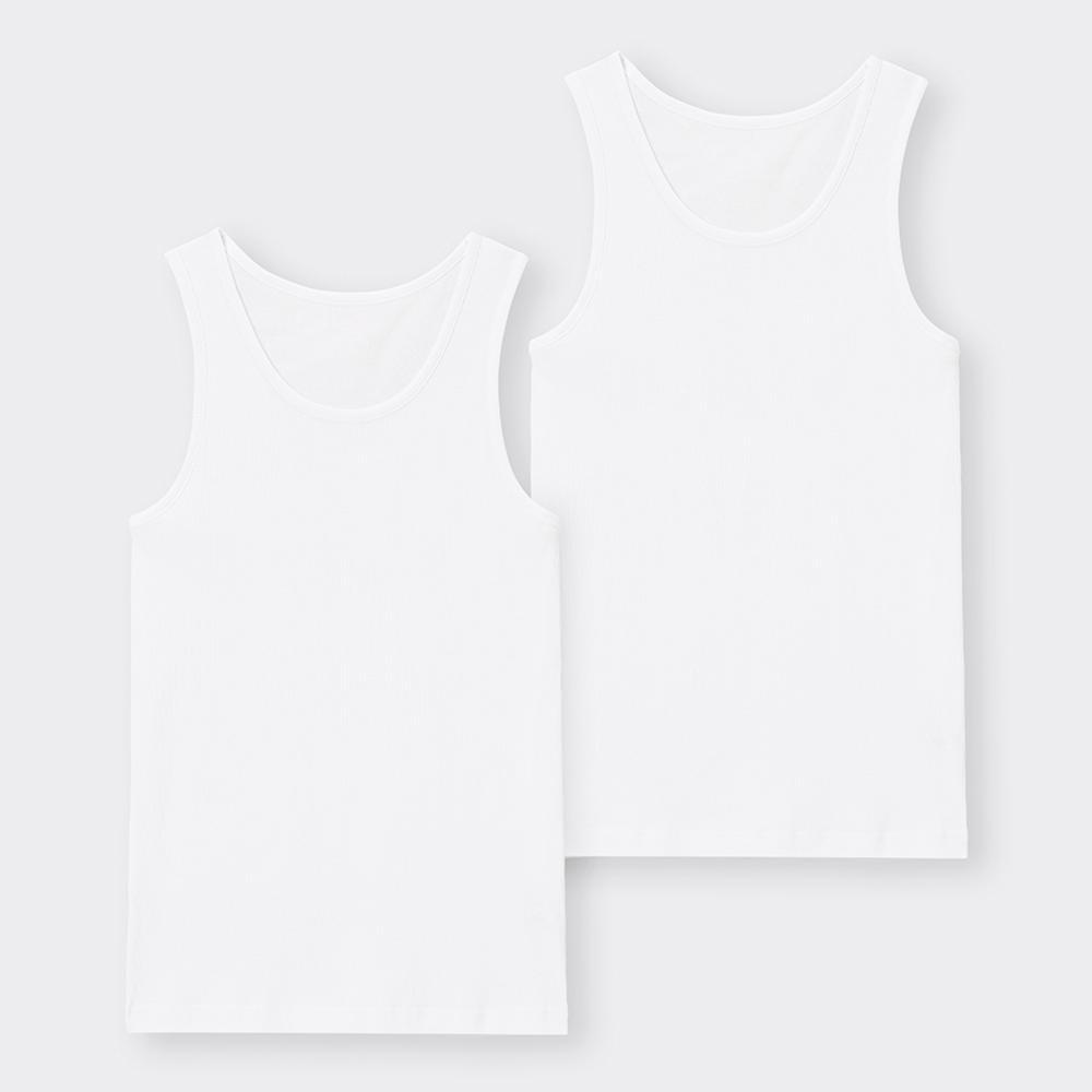 

Майка GU by Uniqlo с внутренней ребристостью 2P