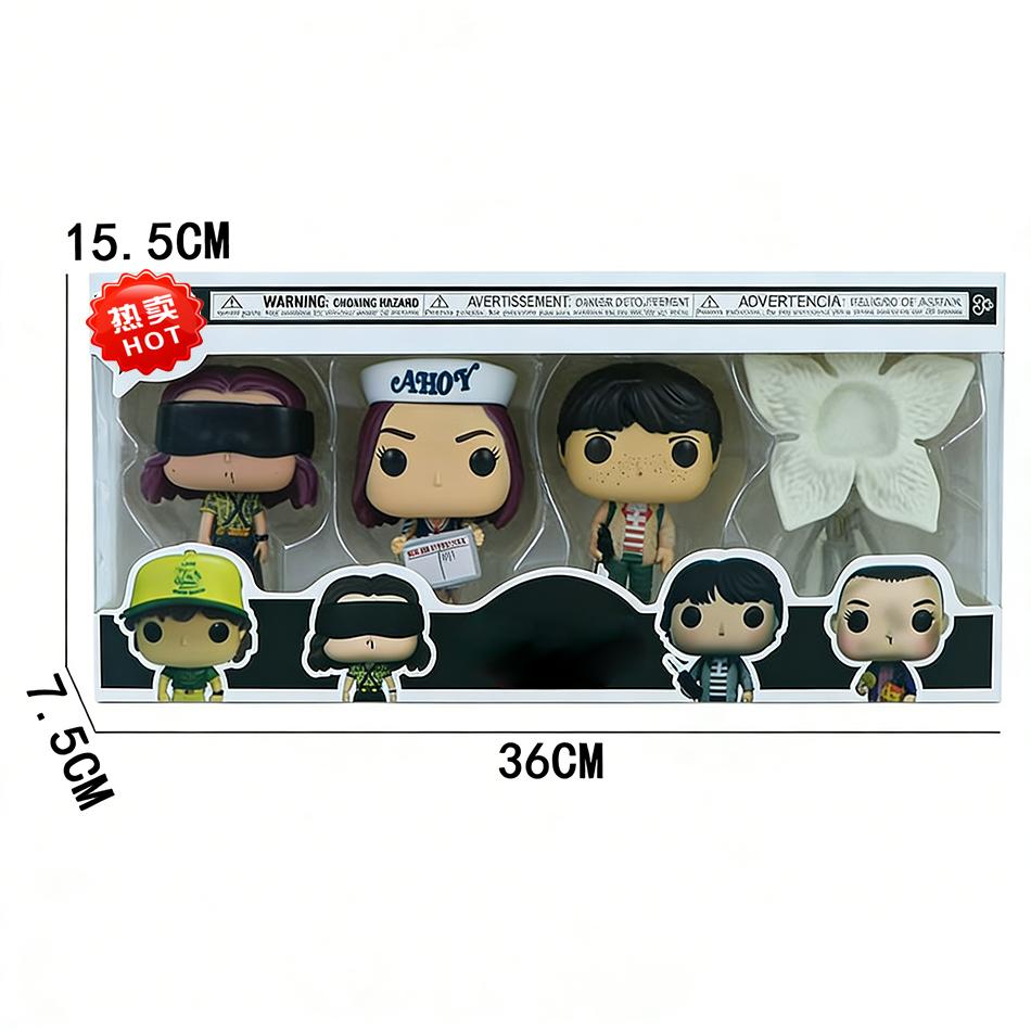 In Stock Movie Character Figures 3-Piece Set Creative Cute Desktop Ornaments Surprise Gift Box Holiday Surprise Gift