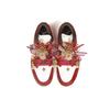 Jordan Air Jordan 1 Wedding Shoes Abrasion Resistant Low top Vintage Basketball Shoes Unisex Gold Red DC0774-182(Team318-SBOX)