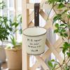 Hanging Metal Flowerpot Decorative Plant Pot Hanging Planter for Home