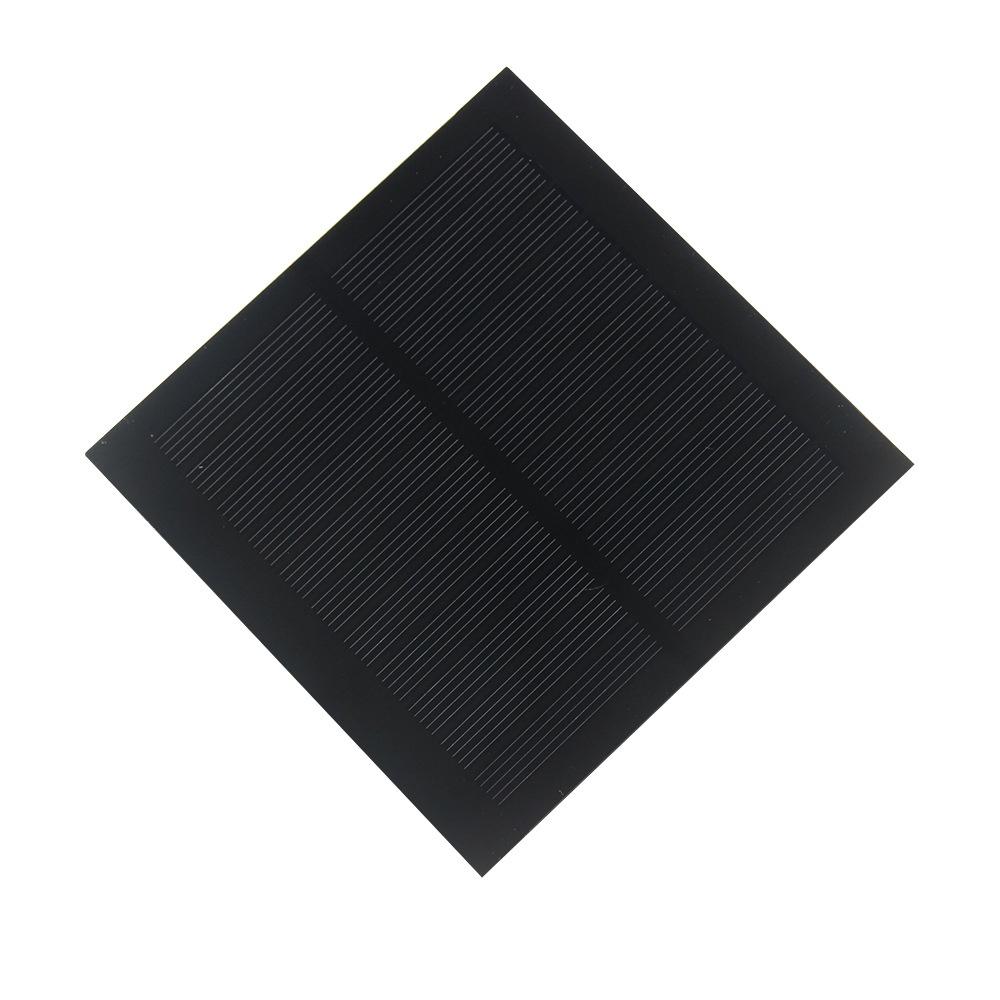 1.3W 5.5V Monocrystalline Silicon PET Laminated DIY Solar Panel for 3.7V-5V Battery Charging