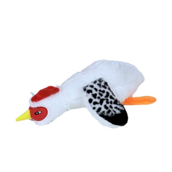 Interactive Dog Toy with Squeaky And Crinkle Sound Plush Duck/Chick Shaped Dog Chew Toy for Small Medium Large Dogs