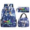 New Dandy's world game merchandise personalized printing primary and secondary school schoolbag three-piece set
