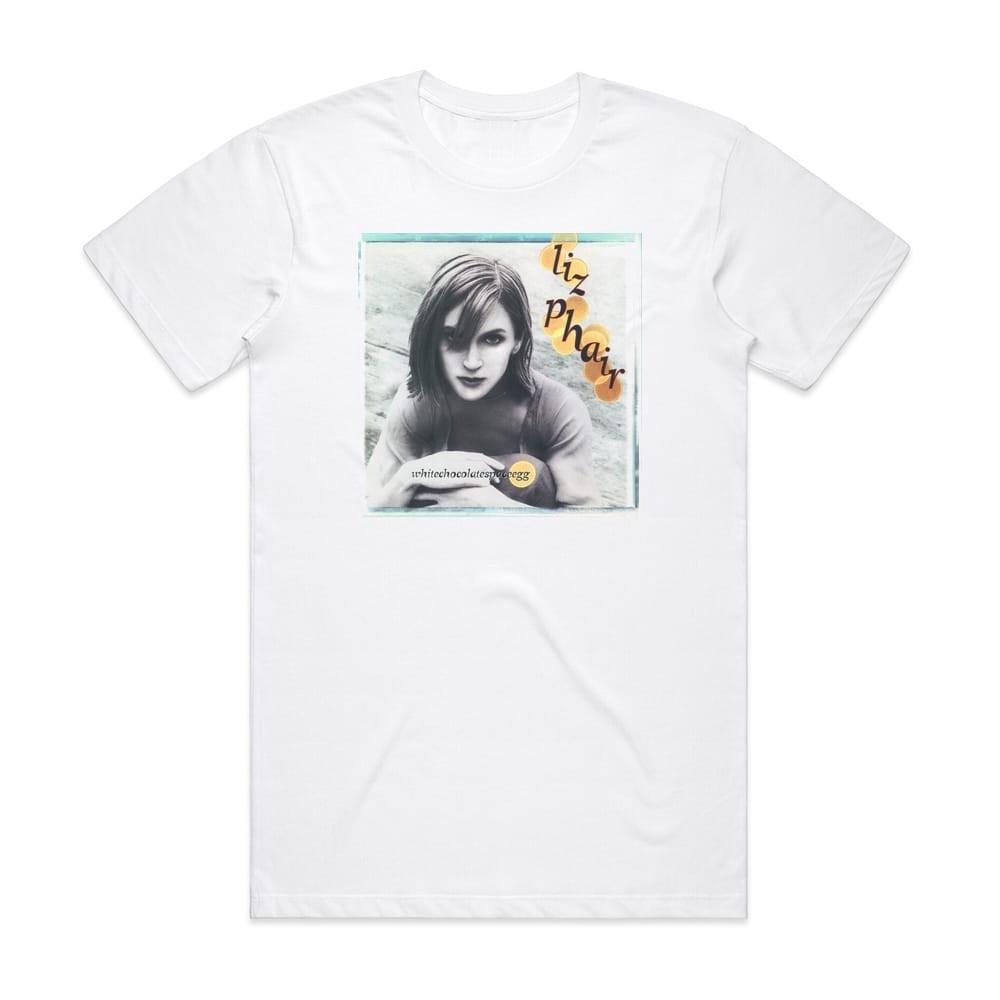 Liz Phair Whitechocolatespaceegg Album Cover T-Shirt Weiß T996