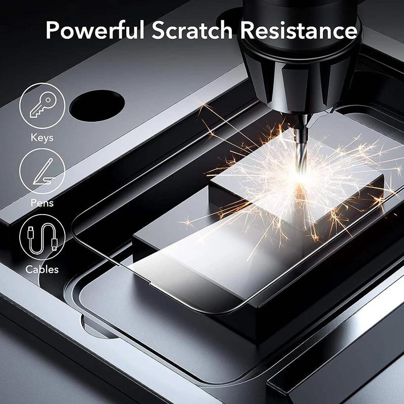 4Pcs Tempered Glass For iPhone Air 14 13 12 11 15 16 17 Pro Max Screen Protector For iPhone 7 8 X XS XR Protective Glass Film