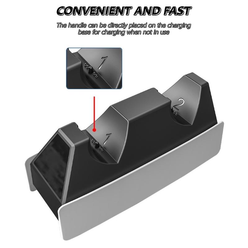 Multiple Device Gaming Accessory Charging Hubs with Two Slots for Controllers