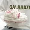 Cute Small Fish Versatile Little White Shoes Design Sense Sports Casual Shoes Thick Sole Heightening Casual Board Shoes