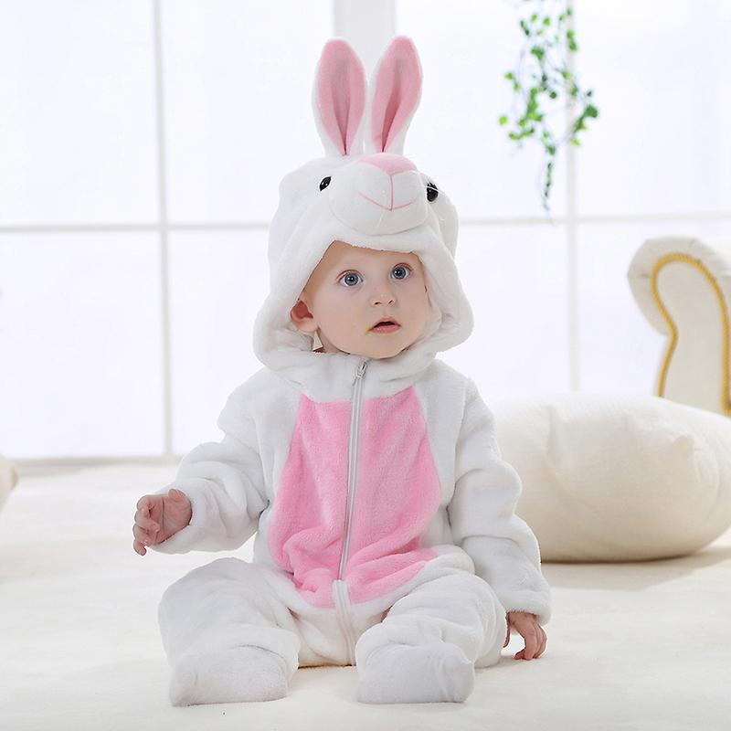 Baby Onesies animal Pajamas Duck Panda Romper Soft Flannel Jumpsuit