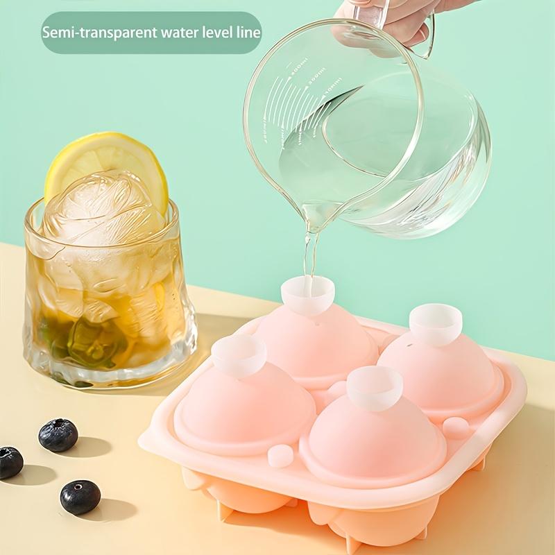 1PC Food Rose Large Ice Cube Mold, Ice Making Artifact, Whiskey Household Silicone Freezer