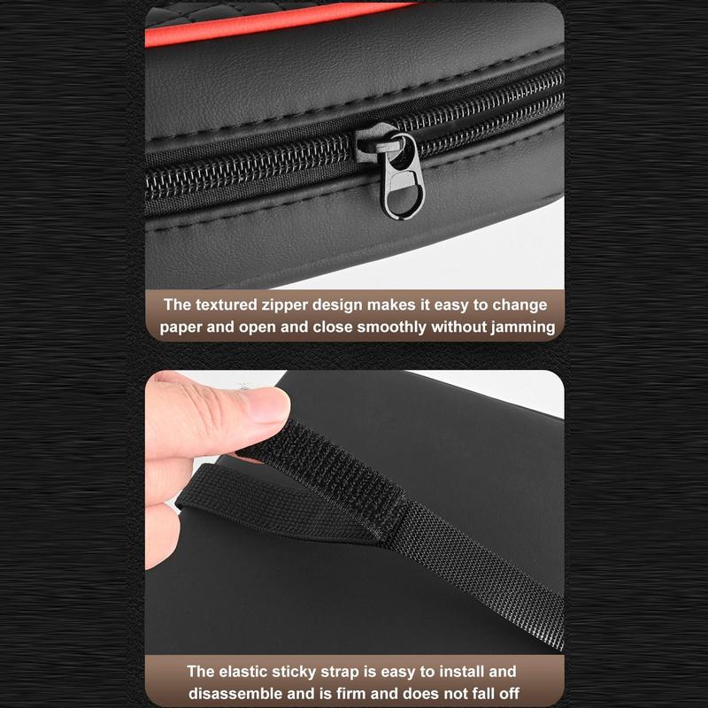 Center Console Organizer Car Interior Storage Box Multipurpose PU Leather Car Storage Organizer Front Seat With Side Pocket For