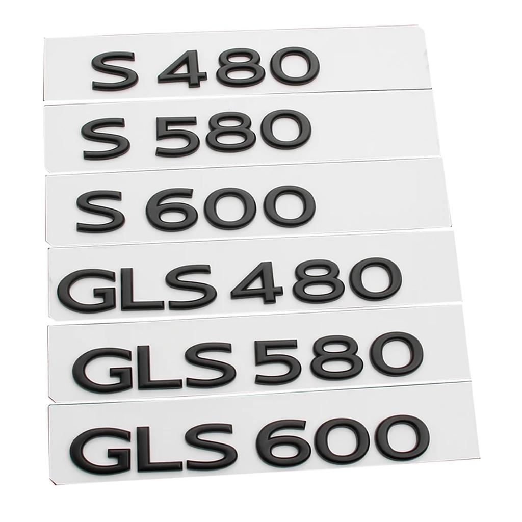 ALMVIS Car Trunk Letter Logo Badge Emblem Sticker Benz Maybach S GLS Class S580