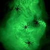Mini Artificial Spider Web Halloween Decoration Scary Party Scene Props Luminous Spider Cotton Stretchy Cobweb Horror Home Decor