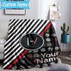 Custom Name Twenty One Pilots Music Evolution Flannel Blanket, Use for Birthday/Holiday Gift, Soft Blanket for Sofa/Bed/Camping/Office, Home Decor