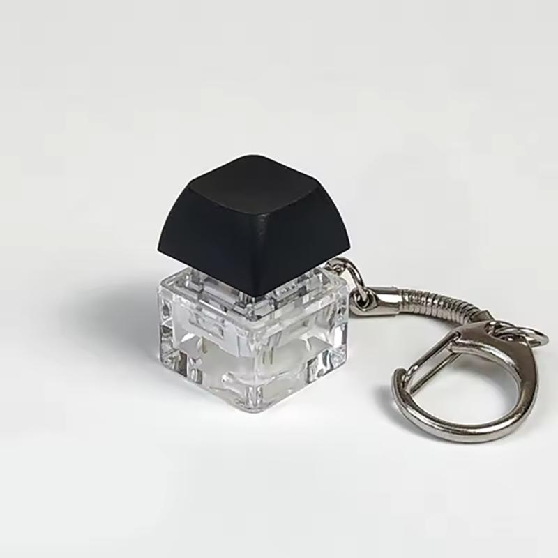 

Personality Computer Multi Color Mechanical Keyboard Pendant Button Stress Press Finger Boring Key Chain Toy Gift