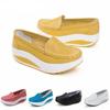 Primavera Verano Shake Out Zapatos de Mujer Soltera Zapatos de Enfermera Blancos y Plataforma Zapatos de Mujer Transpirables Huecos
