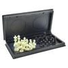 Magnetic Folding Chess Set for Primary Students: Portable Black & White Pieces for Competition
