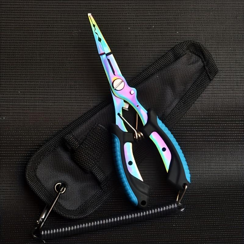 Multifunctional Angled Pliers Made of Stainless Steel for Dual Use | Fishing Pliers (For Removing Hooks and Managing Bait | Durable Outdoor Gear)