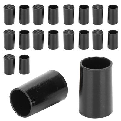 10 Pairs High Heel Tip Caps Black CPU Polyurethane Shoes Repairing Replacement KitsInner Diameter