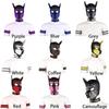New Dog Rubber Mask Set Club Wear Cosplay Hood 4Pcs/set