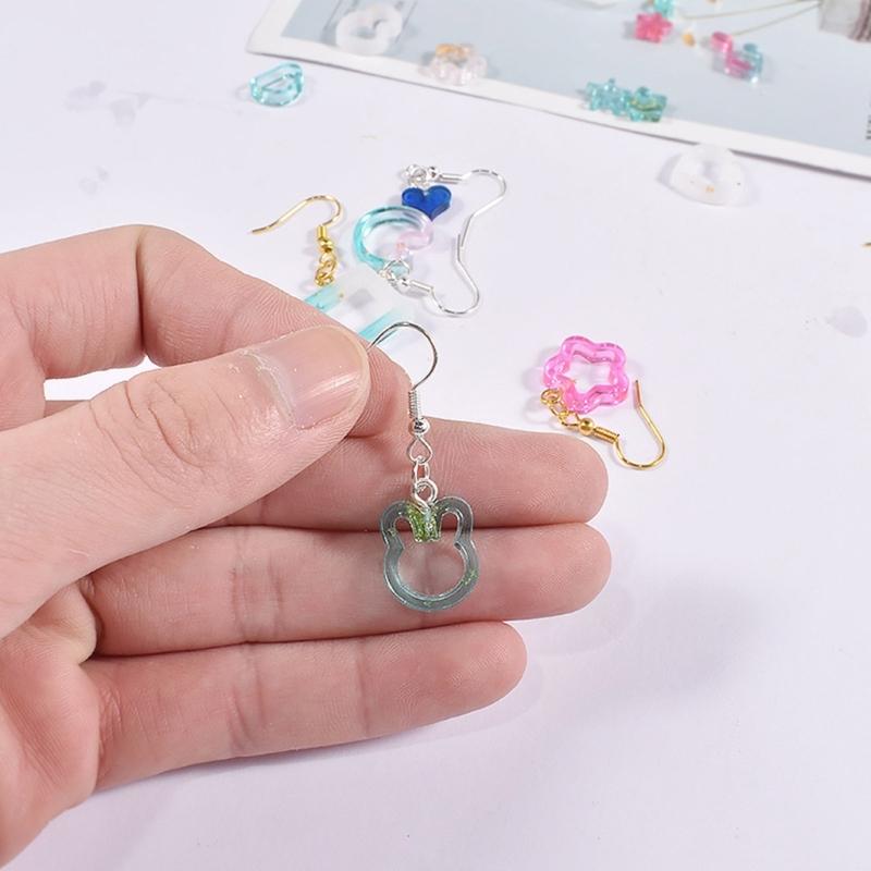 Resin Shaker Fillings Mold,Silicone Note Mold Epoxy Resin Mold Filler Quicksand Casting Filling Mold for Jewelry Making