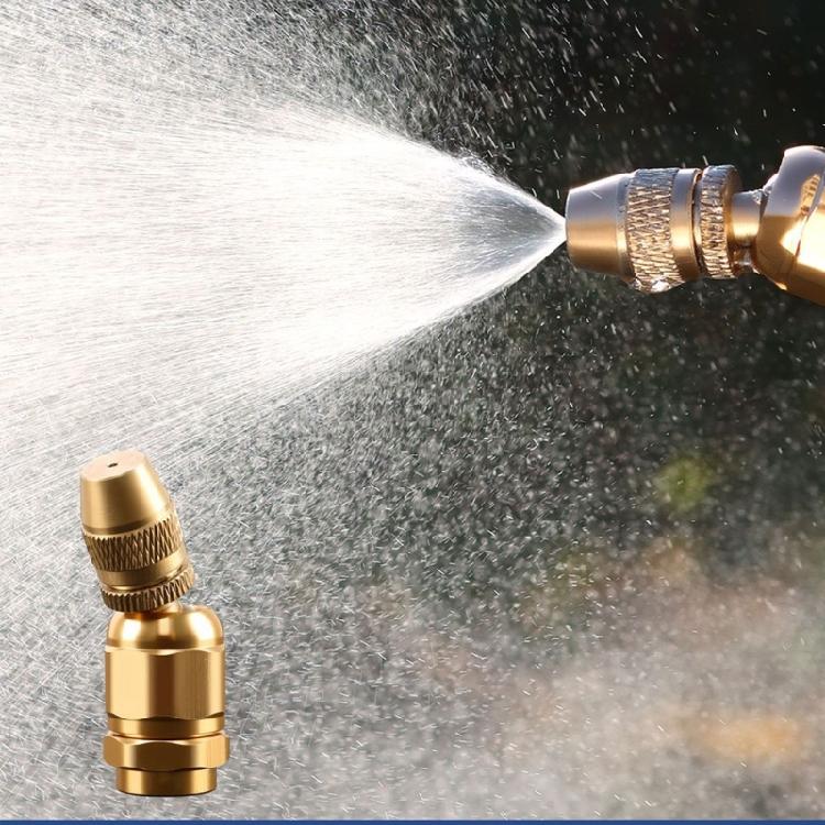 Ergonomic Brass Sprayed Nozzle With Adjustable Flows For Comfortable Gardening And Farming Horticulture Applications