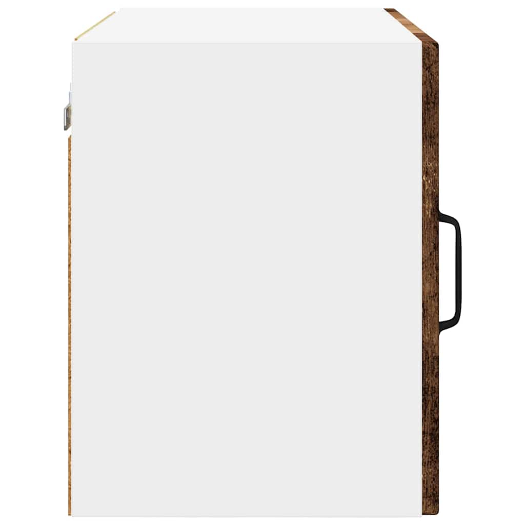 Wall Mounted Cabinet PORTO Reclaimed Wood Style 50 X 31 X 40 Cm Engineered Wood