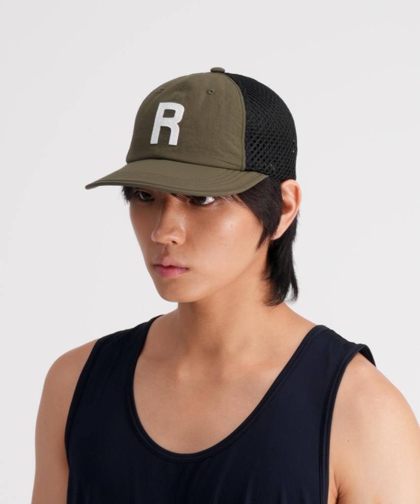 Lisjilain Nylon Mesh Wappen Ball Cap Running Cap Oversized Cap Rc204