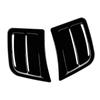 For Subaru Impreza WRX STI 2008-2014 1 Pair Front Left/Right Bumper Side Air Vent Cover Trim Glossy Black/ Carbon Fiber Look
