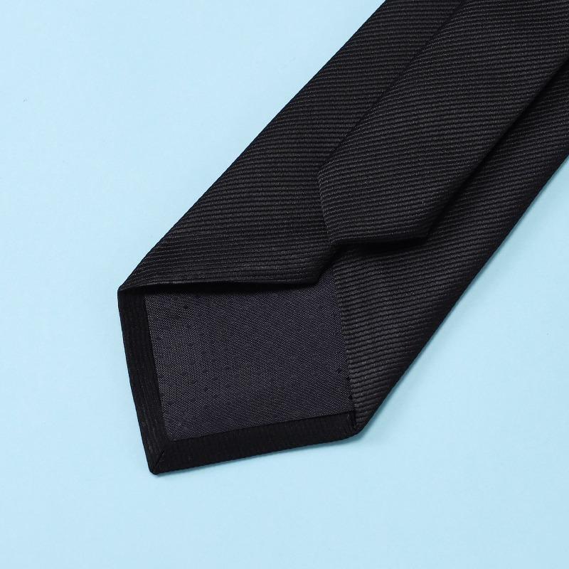 Men's Tie Solid Color Business Dress Polyester Will Tie Gifts To Set Personality Lgo