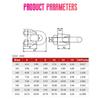 Stainless Steel U Type Cable Clip Set 5Pcs M2 M4 M5 M8 Sizes for Automotive Wire Fixing Home Wiring Projects