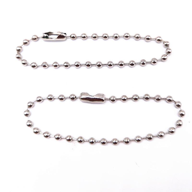 Metal Ball Bead Chain for DIY Nameplates, Jewelry, Toys & Keychains