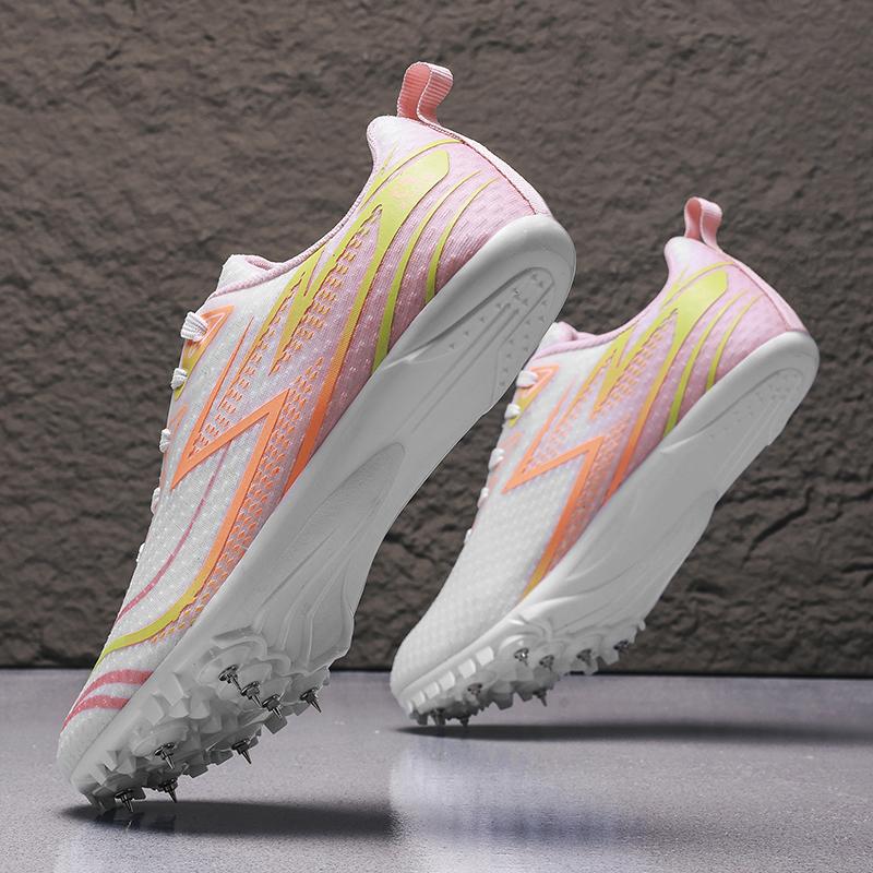 Track And Field Shoes Men Women Spikes Athletic Shoes Track Race Jumping Athletic Shoes Girls Professional Running Nail Spikes Shoes Boys