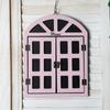 Fake Window Decoration, Wooden Wall Hanging, Wall Decoration, Blackboard Message Board, Coffee Shop, Milk Tea Shop, Bar Window Pendant