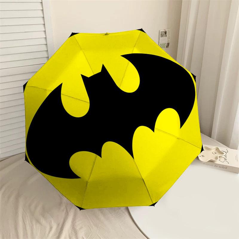 1PC Warner batman logo Umbrella-8-Rib Reinforced, Automatic Open, Lightweight & Durable-A53