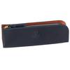 CCOMPANY LIMITED Pencil Case Large Capacity Full Vegetable Tanned Cowhide Pencil Case Cortiva 2 (Navy)