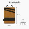 Portable Canvas EDC Organizer Pouch With Zipper Pocket Compact Belt Hanging Storage Bag For Cards Coins Keys Tools And Daily Carry