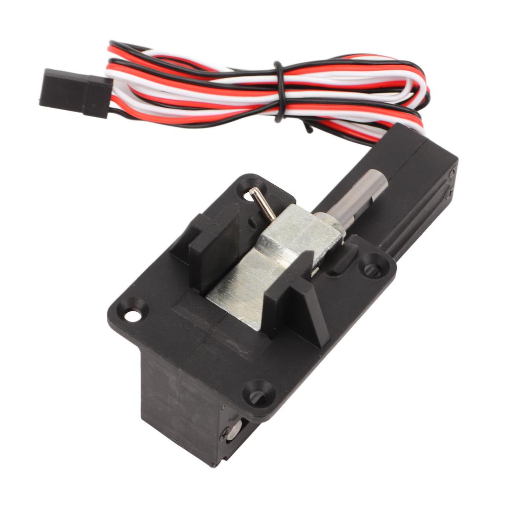 RLG4 90 Degree RC Electronic Retractable Landing Gear Aluminum Alloy Steering Gear Black