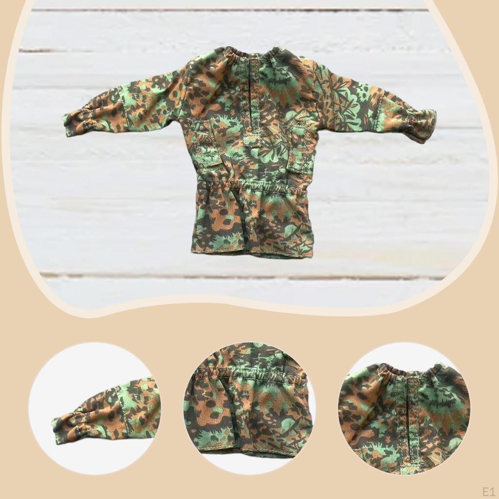 1:6 Scale Action Figure Clothes Miniature Costume Realistic Dressing up Accessory Outfit for 12''