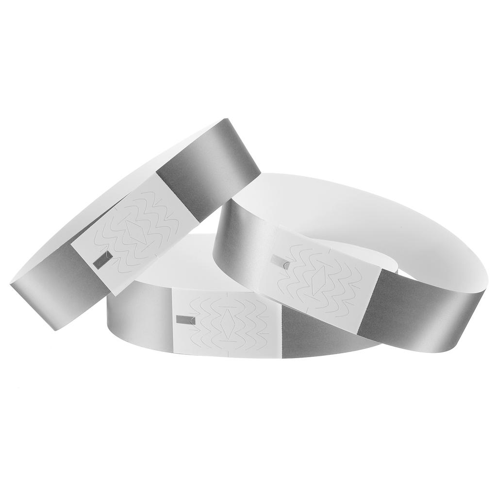 100Pcs Paper Wristbands Neon Party Wristbands Colored Wristbands Waterproof Paper Club Arm Bands for Events Party Concert Bar